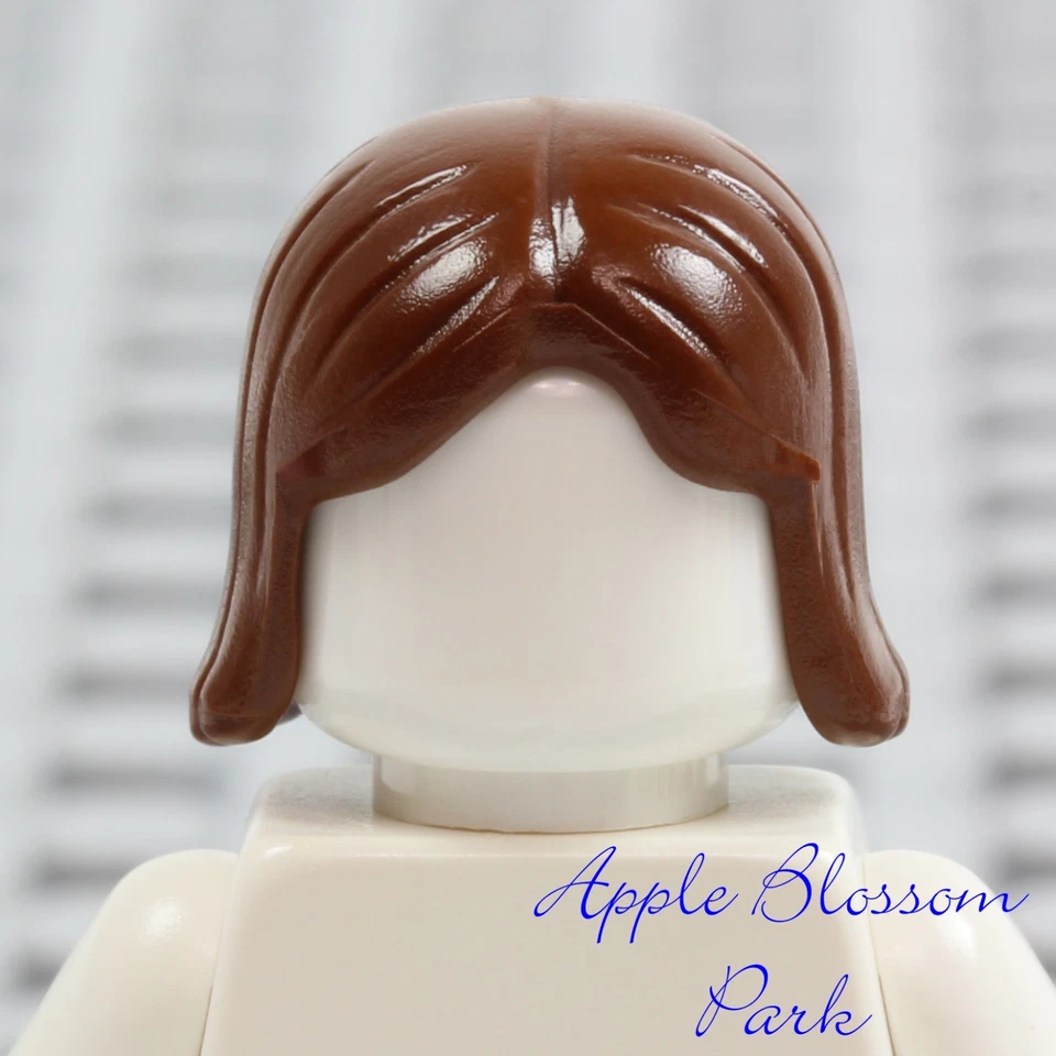 NUEVO Lego Minifigura CABELLO CASTAÑO CORTO - Niña Amigas Mujer Largo Oscuro Niño Cabeza Equipo Foto 1 de 4