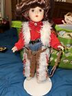 Vintage Ideal 15” Brunette Toni Doll With Custom Outfit And Stand 