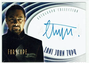 Farscape Season Two 2 Auto Autograph Card A8 Lani Tupu as Captain Bialar Crais - Picture 1 of 2