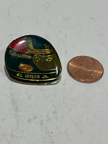 Al Unser Jr Valvoline Bell Helmet Collector Lapel Pin Cover