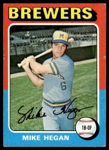 1975 Topps Mike Hegan Milwaukee Brewers #99 - Picture 1 of 2