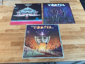 Tomita Lps x 3 planets plus Poster, Kosmos , pictures at exhibition US press Ex+ - Picture 1 of 8