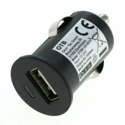 USB Auto Ladegerät Ladeadapter Ladestecker für Ladekabel Zigarettenanzünder Pkw - Bild 1 von 4