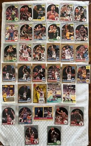 1990 basketball cards. Jordan, pippin, and rookie cards.