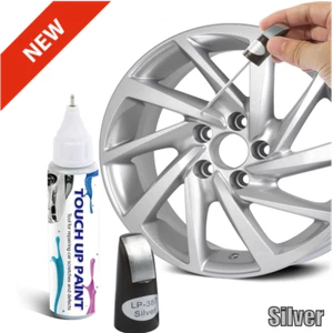 Wheel Repair Kit Silver Rim Touch Up Paint Car Wheel Paint Recover Scratch Fix - Picture 1 of 7
