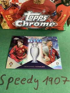Inserto Topps UEFA Euro Chrome 2024 Dream Big Ronaldo CR7 Portogallo 24 #DB-7 - Foto 1 di 1
