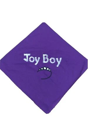 Hecho a mano JOY BOY Algodón Motociclista BANDANA Pañuelo NOVEDAD 20" Púrpura y Blanco Foto 1 de 4