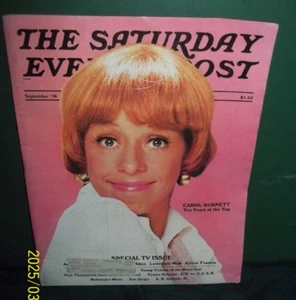 Sept 1976 Saurday Evening Post Special TV Issue Carol Burnett - Picture 1 of 3