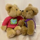 Vintage Hallmark Love & Kiss Kissing  Bears With Magnetic Noses