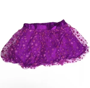 Kids Headquarters Glitter Tutu Skort Skirt Girl 8 Medium M Purple Witch - Picture 1 of 4