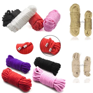 5m/10m/20m Bondageseil Seil BDSM binding Cotton/Silk/Hemp Shibari Hogtie Bondage - Bild 1 von 63