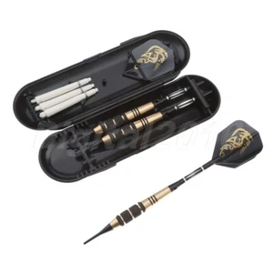 3Pcs 18 Grams Sporting Kit Set Soft Tip Brass Dart Set Dart Flights With Case - Picture 1 of 10