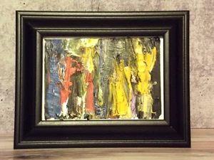 Oil Painting Original Abstract Impasto Palette Knife Exploration Amy VanGaasbeck - Picture 1 of 1