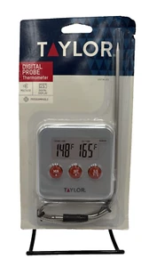 Taylor Programmable Digital Probe COOKING Thermometer Model 1574  Dad Gift NEW - Picture 1 of 6