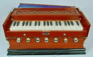 Handmade 3.25 Octave 7 Stopper Laying Style Harmonium Baja With Bag - Bild 1 von 11