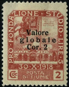 Italien 1920 Briefmarken Fiume MH Sas 108 CV 33,00 $ 181110117 - Bild 1 von 1