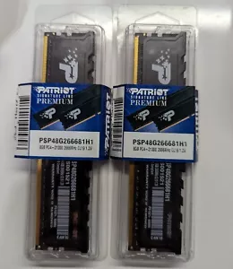 Patriot Signature Line Premium 16GB 2 x 8GB DDR4 2666 PC4 21300 Desktop Gaming - Picture 1 of 2