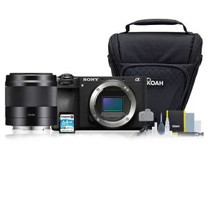 Sony Alpha 6700 APS-C Lens Hybrid Camera Black Lens Case and Accessory Bundle - Picture 1 of 7