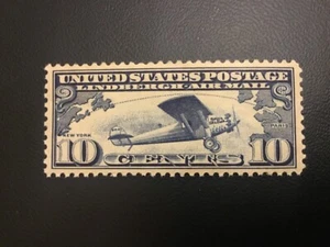 ICOLLECTZONE US C10 Single VF Hinged Airmail - Picture 1 of 1