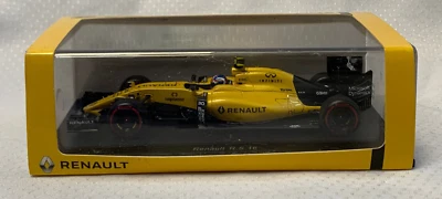 2016 Spark Model Renault RS16 Yellow  1:43 Diecast Racecar & Case Jolyon Palmer - Image 1 of 4