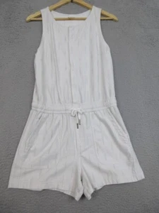 Pagliaccetto Athleta donna S bianco grigio stampa geo loungecore minimalista comodo chic - Foto 1 di 19
