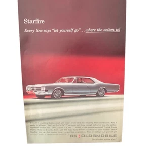 Vintage 1965 Oldsmobile Starfire Let Yourself Go Werbung - Bild 1 von 3