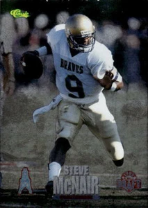 1995 Classic NFL Rookies Steve McNair #69 Silver Houston Oilers 8K - Picture 1 of 2