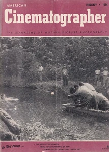 AMERICAN CINEMATOGRAPHER February 1955 - Filming battle scenes in BATTLE CRY - Picture 1 of 3