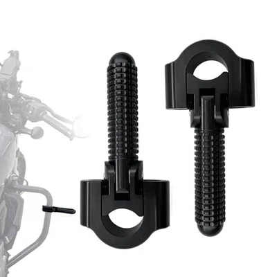 Motorrad Autobahn Pegs für 1,25" Sturzbügel Fußstütze Pedal - CNC Aluminium  - Bild 1 von 4