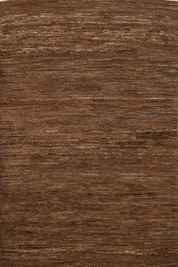 Abstract Modern Gabbeh Oriental Rug Wool Brown Contemporary Handmade Carpet 4x6 - Picture 1 of 19