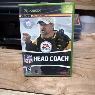 NFL Head Coach (Microsoft Original Xbox, 2006) FACTORY SEALED - Image 1 of 2