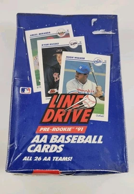 1991 Impel Line Drive AA Baseball Wax Box Rookies《Factory Seal》Box 36 packs 🔥 - Image 1 of 3