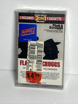Flat & Scruggs 20 All Time Great Recordings Cassette Tape New Sealed Country - Image 1 of 2