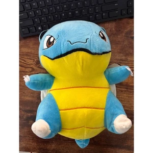 Juguete de peluche Pokemon Squirtle azul amarillo marrón tortuga - Imagen 1 de 3