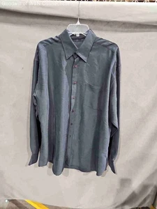 Bugatchi Men's Black Long Sleeve Button-Up Size XXL Regular - Picture 1 of 5