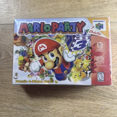 Mario Party 1 (Nintendo N64, 1999) VGC Box Authentic Complete CIB Manual TESTED - Image 1 of 4