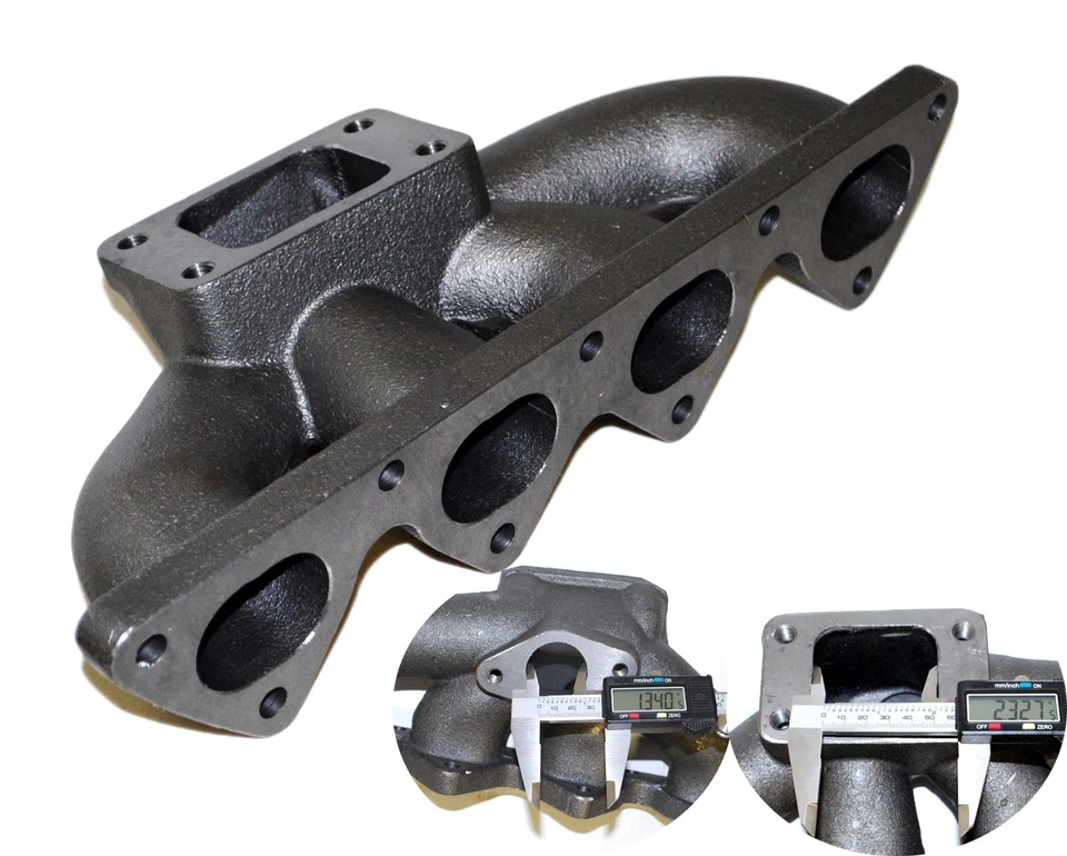 CAST IRON Manifold fit HONDA Civic CRX Integra B-Series Engine Turbo  B-16 B-18 - Image 1 of 4