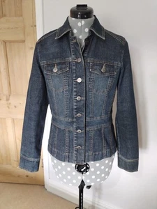 Principles Blue Denim Fitted Jacket. Size 8. Excellent Condition - Picture 1 of 7