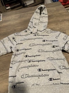 Kid’s Champion Hoodie Grey Size Small - Picture 1 of 4