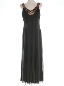 Amanda Wakeley Size 12 (38) Black Long Ball Gown Evening Dress Sleeveless Asymm - Picture 1 of 5