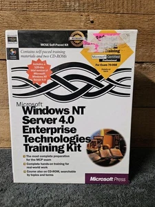 Microsoft Windows NT Server 4.0 Enterprise Technologies Training Kit MCSE 70-068 - Picture 1 of 4
