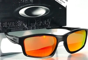 NEW Oakley CHAINLINK Matte Black POLARIZED Galaxy Ruby Lens Sunglass 9247-15 - Picture 1 of 12