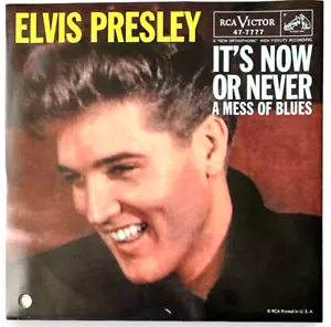 Elvis Presley-PROMO-It's Now Or Never/Mess Of Blues-Red Virgin Vinyl 180G(New) - Imagen 1 de 5