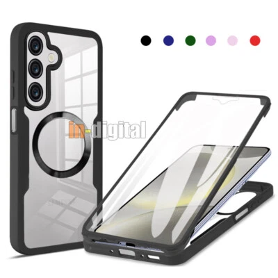 360 Phone Case for Samsung Galaxy A17 5G 4G A07 Screen Protector Magnetic Wallet - Image 1 of 4