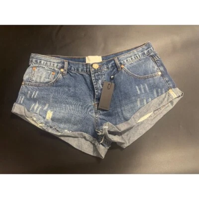 One Teaspoon NWT Bandits Low Rise Denim in Pacifica Blue Size 32 MSRP $99 - Image 1 of 4