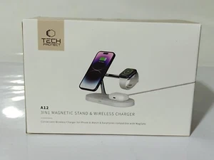 Tech-Protect A12 3in1 magnetic Stand & Wireless Charger (Weiss)_0.3_5 - Bild 1 von 7