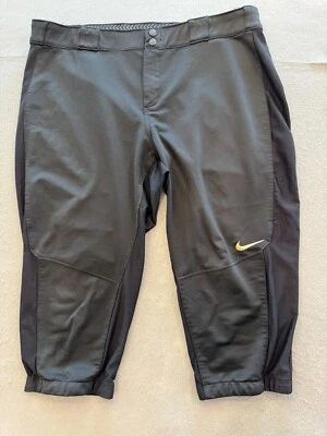 Pantalones de béisbol Nike para hombre extra grandes negros ropa deportiva jogger camisa agarre Foto 1 de 4