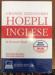 "GRANDE DIZIONARIO HOEPLI INGLESE"FERDINADNO PICCHI, EDITORE HOEPLI,5^ED NUOVO! - Picture 1 of 3