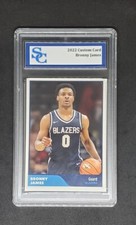 Bronny James 2022 Custom Card Custom Slab LeBron Son