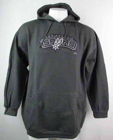 San Antonio Spurs NBA Majestic Men's Big & Tall Charcoal Pullover Hoodie Cover